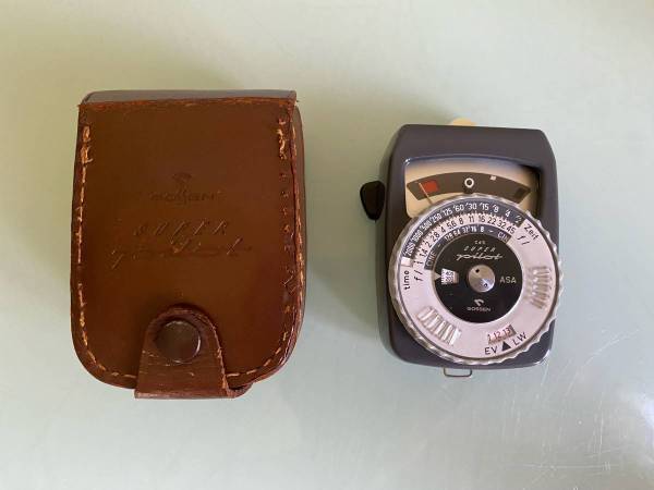 Gossen CdS Super Pilot Light Meter Made in Germany with Leather Case 1