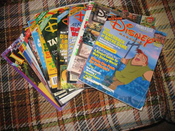 14 DISNEY MAGAZINES 1