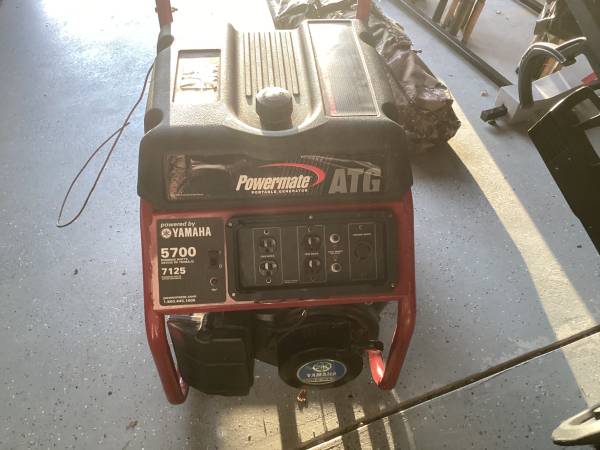 Powermate ATG Generator with a 10HP OHV Yamaha Motor 1