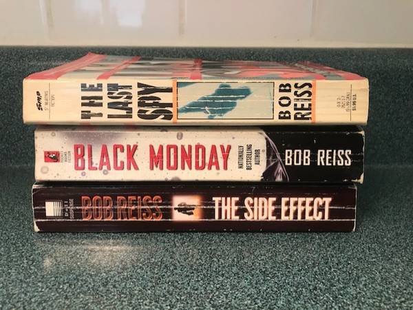 Lot of 3 Bob Reiss Paperback Books – Black Monday ~ The Side Effect 1