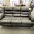 Black reclining sofa and love seat 1 thumbnail