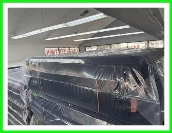 Queen Size Stearns & Foster Reserve Pillow Top Mattress & Box Bed 1