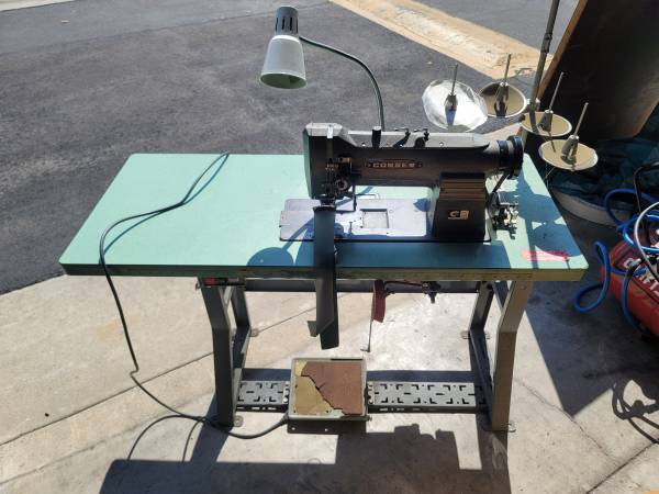 Consew Industrial Double Needle with built-in double folder 1