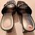 Nine West Women’s Black Patent Platform Sandals 10M 4" heels 5 thumbnail