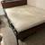 Queen Bed- Metal Frame With Wooden Headboard and Footboard 1 thumbnail