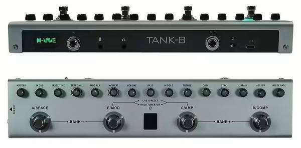 M-Wave Tank B Bass Multi Effects Pedal - Brand New 1