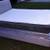 QUEEN SIZE MATTRESS SET WITH GRAY CLOTH COVERED BED FRAME 2 thumbnail