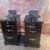 Glam style wooden nightstands colors black gloss and silver 5 thumbnail