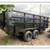 7 x 16 Dump Trailer 14,000lb Rated with 48" Sides - 8 gauge 4 thumbnail