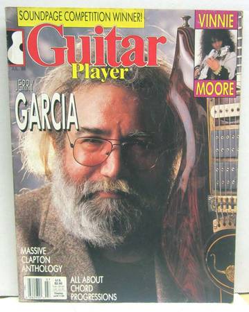Guitar Player Magazine Jul 1988 Jerry Garcia Vinnie Moore Eric Clapton 1
