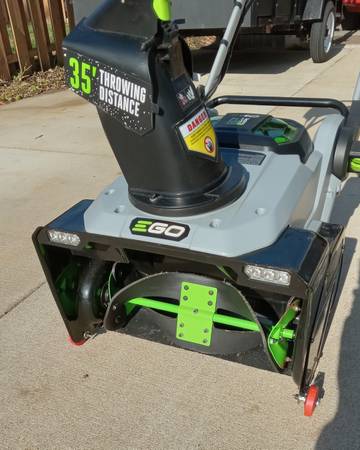 Ego single stage snow blower 1