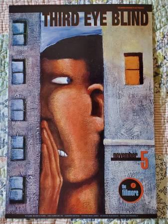 Third Eye Blind Fillmore poster Nov. 5th 1997 BGP F300 1