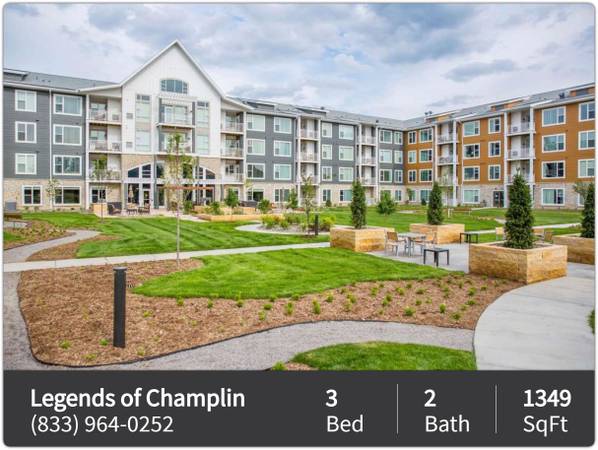 $1,978 / 3 habitaciones - 1349 pies cuadrados - ¡Te encantará este de 3 dormitorios / 2 baños. ¡Una calidad de vida superior! (Champlin)63868701949441120