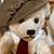German Mohair Teddy Bear Growler with Hat Limited Edition of 200  New 2 thumbnail