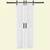 White PVC Louvered split barn door "New in box" Hardware included. 1 thumbnail