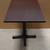 3 Espresso Rectangular Top 36w x 24d Table w/ Black Metal X Base 2 thumbnail