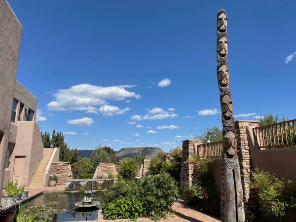 Massive Vanuatu Slit drum Tiki Totem 1