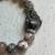 Shades of Grey! Beautiful Jasper Stretch Buddha Bracelet size 7 4 thumbnail