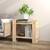 vidaXL Book Cabinet Natural Wood Solid Pine Wood Small Book Cabinet..! 3 thumbnail