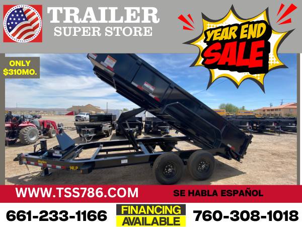 BIG TEX HEAVY DUTY DUMP TRAILER 14LP-16 1
