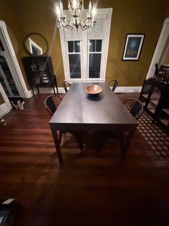 IKEA Extendable Dining Table + Chairs 1