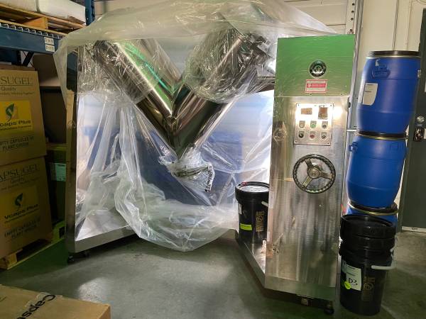 V type mixer volume 300L 1