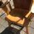 1950's Brandt Ranch Oak southwestern arm chair w/ embossed leather A10 10 thumbnail