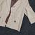 Willi Smith Women's Large Beige Linen Blend Notch-Lapel Blazer 3/4 4 thumbnail