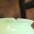 x2 Antique Vaseline Uranium Custard Glass Teardrop Pendant Light Lamp 11 thumbnail