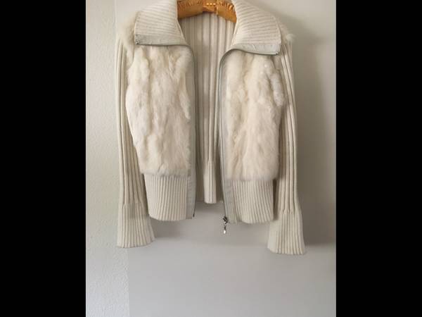 Beautiful jacket with fur, leather lining 1