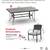 New patio dinning table and chair set for 7 piece 2 thumbnail