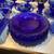 Beautiful Vintage Cobalt Blue Glass Dinnerware 9 thumbnail