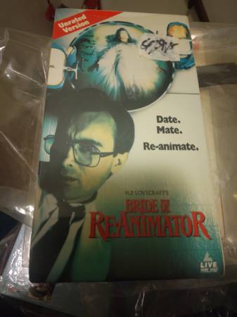 BRIDE OF RE-ANIMATOR VHS 1