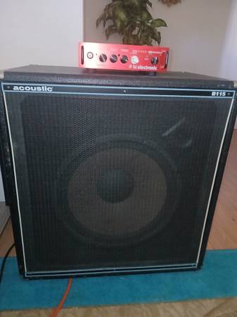 Bass amp and Cabinet 1