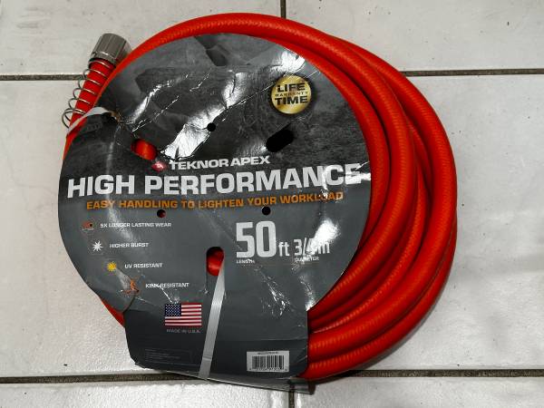 Teknor Apex High-Performance 3/4" x 50 ft. Tradesman Grade Water Hose 1