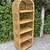 Boho Mid Century Wicker Bookshelf Book Shelf Arc Wall Unit Etagere 11 thumbnail