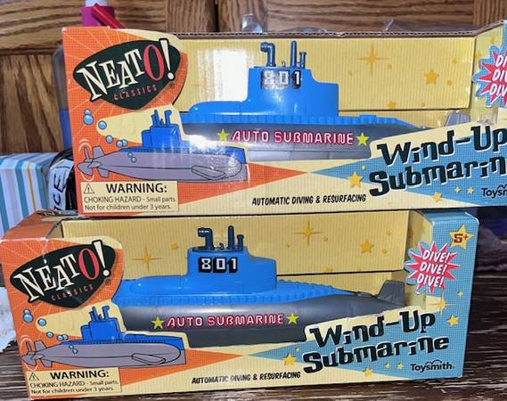 Wind up toy submarine Brand new 1