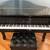STEINWAY Grand Piano & Leather Bench, Ebony Black & Gold, 2005 Model L 6 thumbnail