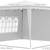 9.5 x 9.5  pop up White party Gazebo, new 2 thumbnail