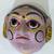 THREE (3) BEAUTIFUL VINTAGE HAND PAINTED PAPIER MACHE MASKS FROM INDIA 5 thumbnail