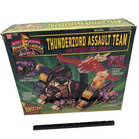 1994 Rare Bandai Mighty Morphin Power Rangers Thunderzord NIB 1