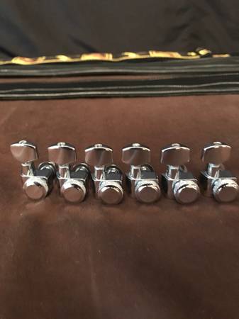 Rare Original Fender/Schaller Locking Tuner Chrome No Logo Excellent C 1
