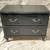 NIGHTSTAND - 2 Drawers Solid Wood - Black 1 thumbnail