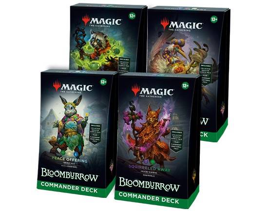 Magic The Gathering BloomBurrow Commander Decks 1
