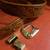 Sterling Gold Buckle Tooled Leather Belt 8 thumbnail