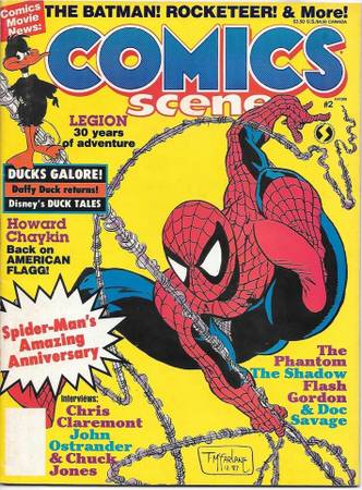 Comic Scene #2 (1988) Todd McFarlane Spider-Man cover VF/NM 1