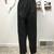 Unisex Black Poly/Cotton Renaissance/Mediaeval/Halloween Long Pants 2 thumbnail