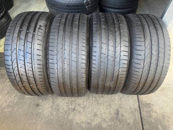 4 - 245/35ZR20 Pirelli P Zero NO 11024 Used Tires 1