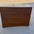 Kroehler Solid Walnut Wood Dresser Chest of Drawers 3 Drawers Vintage 1 thumbnail