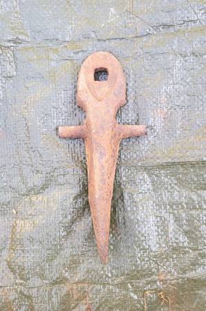 2 Sickle Guard, Cultivator Blades, Tiller Blades,  Antique Farm Salvag 1